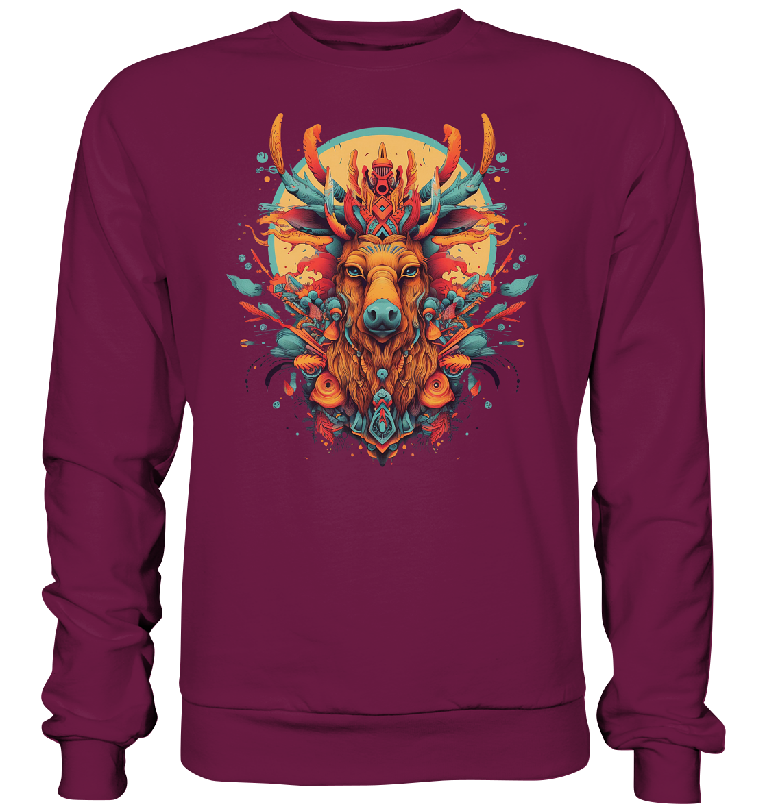 "Elch" Tiertotems - Premium Sweatshirt