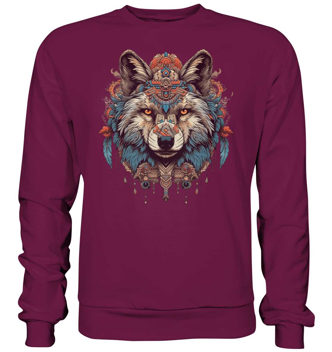 "Wolf" Tiertotems - Premium Sweatshirt