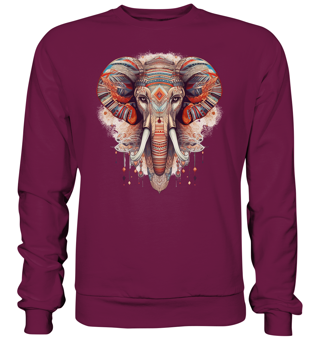 "Elefant-größen Ohr" Tiertotems - Premium Sweatshirt