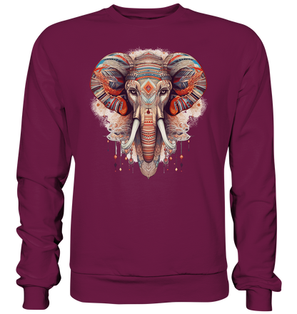 "Elefant-größen Ohr" Tiertotems - Premium Sweatshirt