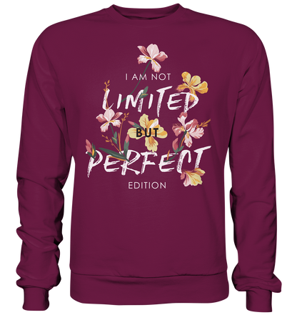 "Perfect Edition" Blumen Streetstyle - Premium Sweatshirt