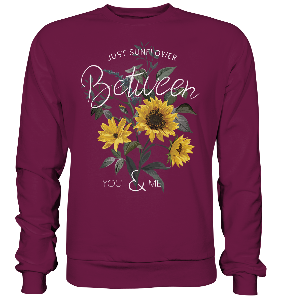 "Just Sunflower" Blumen Streetstyle - Premium Sweatshirt