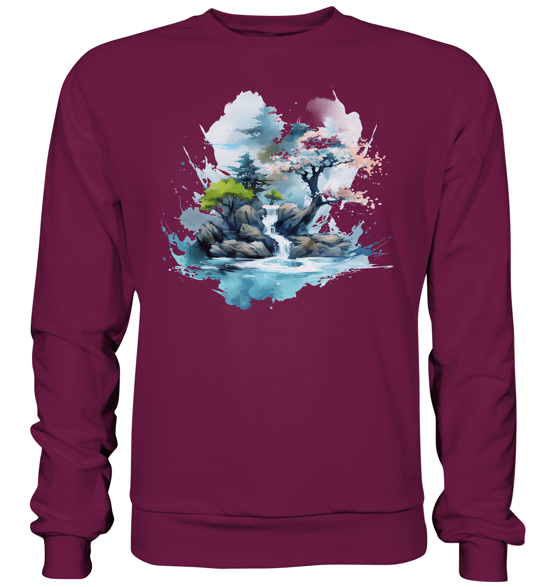 Fantasie Landschaft 3 - Premium Sweatshirt