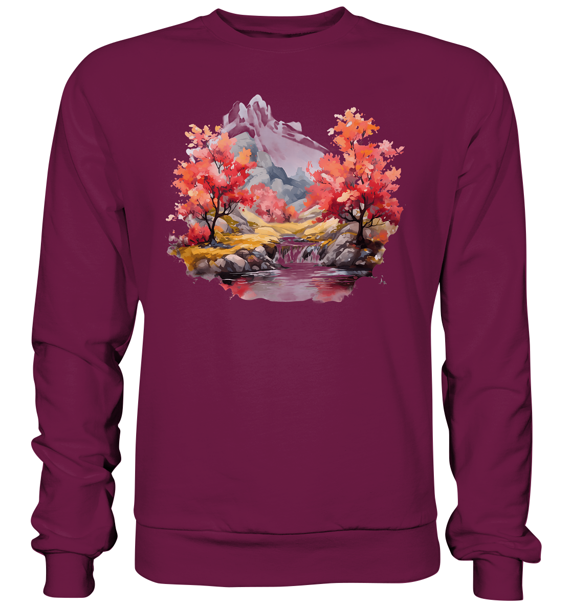 Fantasie Landschaft 10 - Premium Sweatshirt