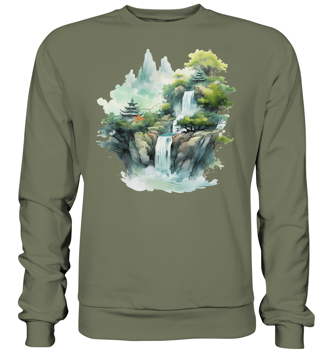 Fantasie Landschaft 11 - Premium Sweatshirt