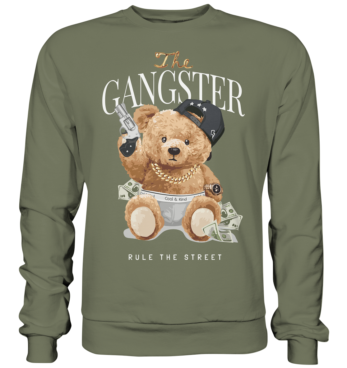 "The Gangster" Bär Streetstyle - Premium Sweatshirt