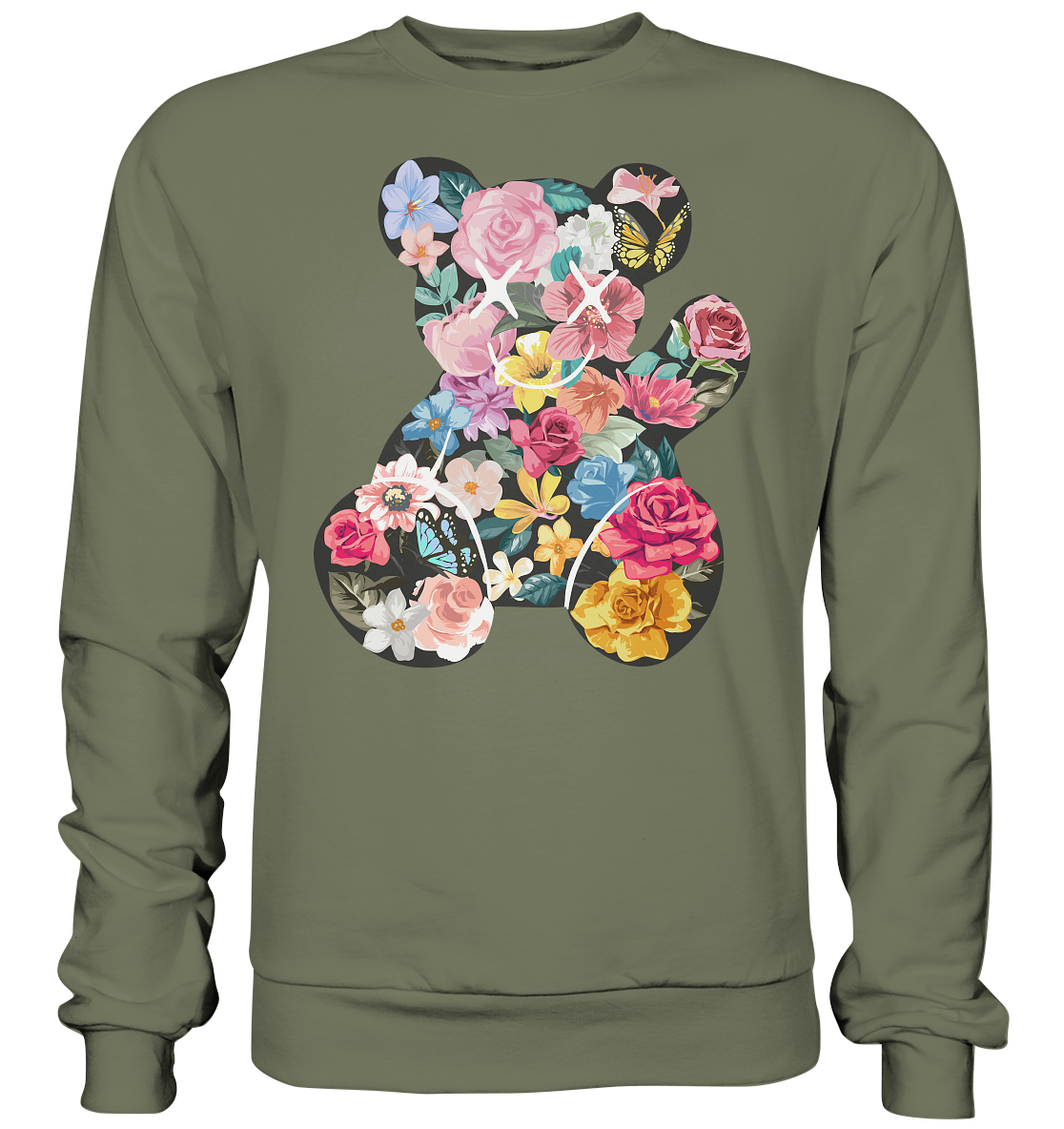 "Blumenbär" Bär Streetstyle - Premium Sweatshirt