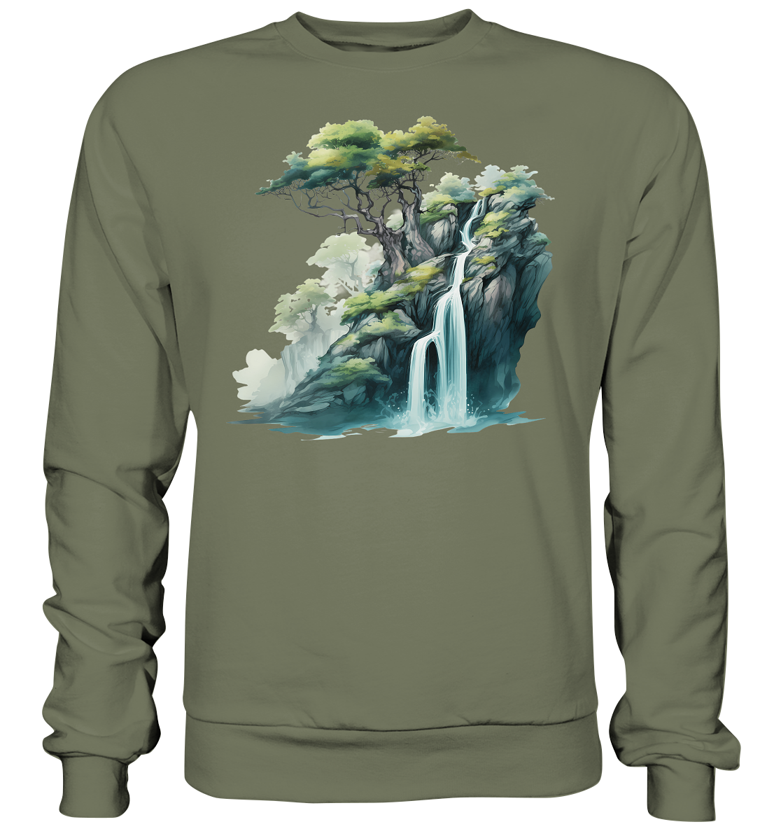 Fantasie Landschaft 13 - Premium Sweatshirt