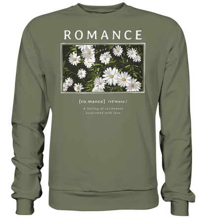 "Romance" Blumen Streetstyle - Premium Sweatshirt