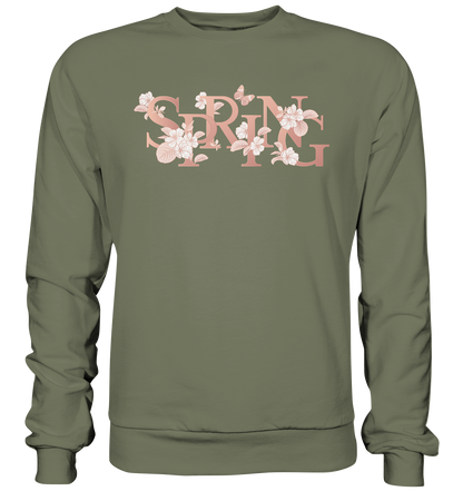 "Spring" Blumen Streetstyle - Premium Sweatshirt