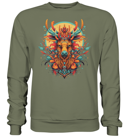 "Elch" Tiertotems - Premium Sweatshirt