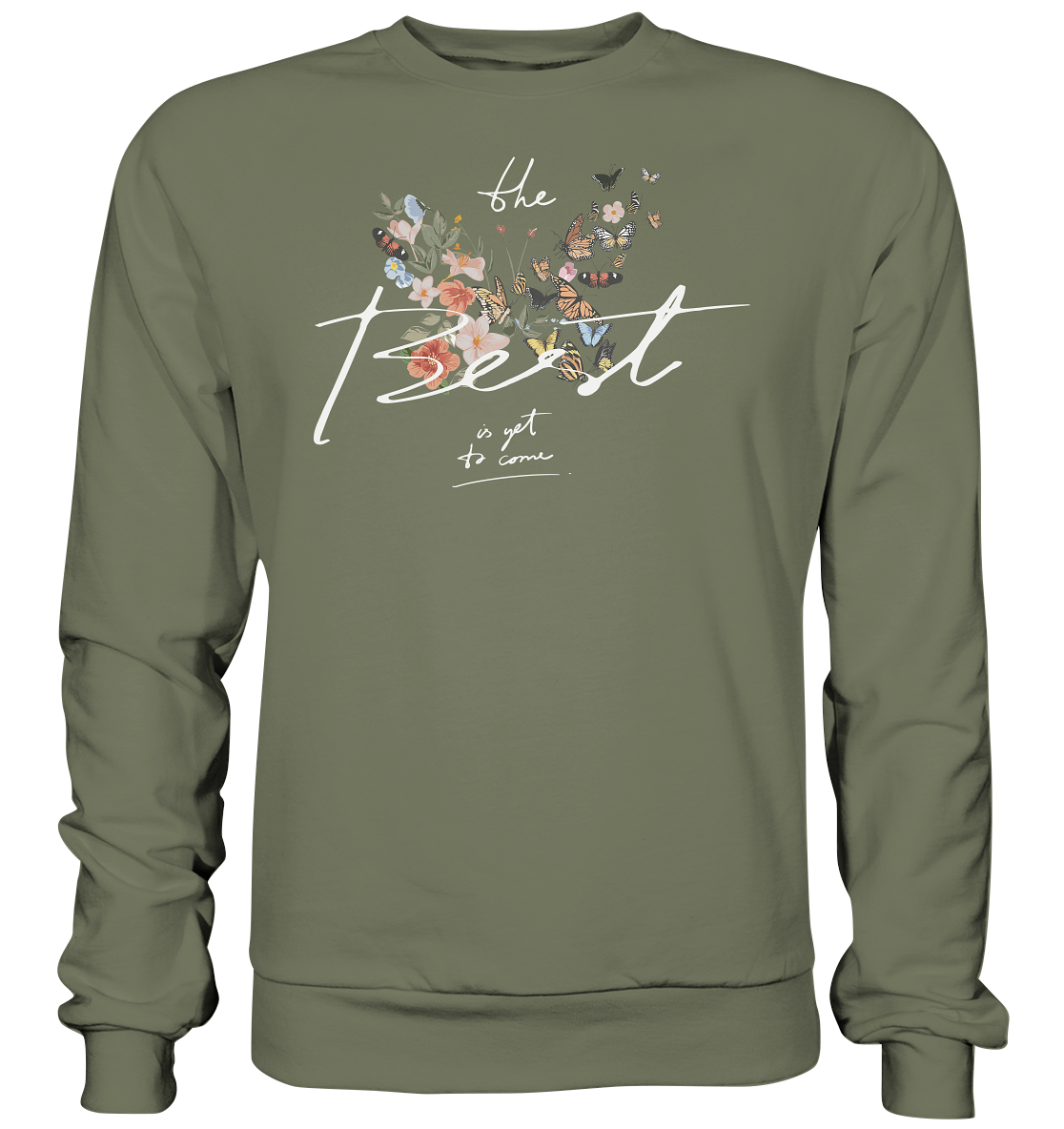 "The Best" Blumen Streetstyle - Premium Sweatshirt