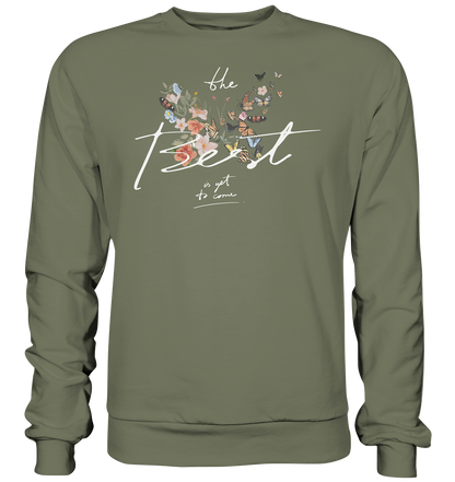 "The Best" Blumen Streetstyle - Premium Sweatshirt