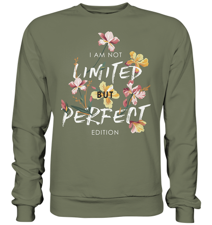 "Perfect Edition" Blumen Streetstyle - Premium Sweatshirt