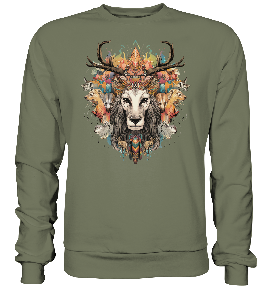 "Tier Kollektion" Tiertotems - Premium Sweatshirt