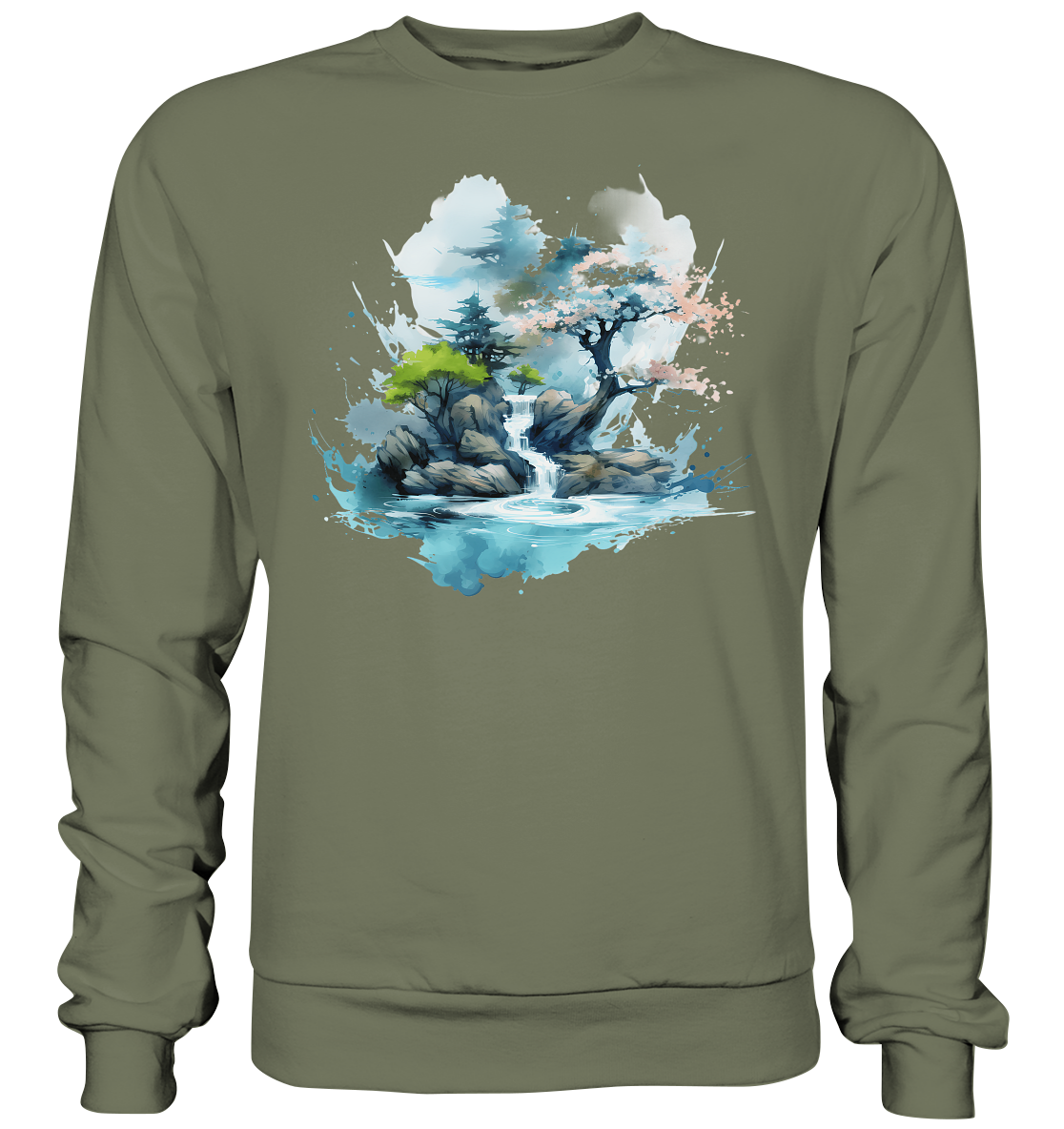 Fantasie Landschaft 3 - Premium Sweatshirt