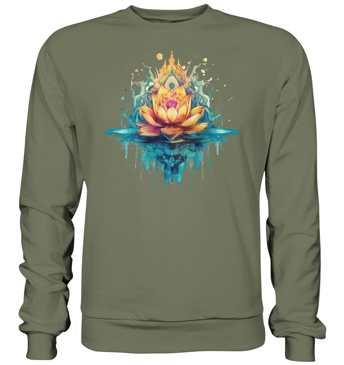 Lotus Blumen 3 - Premium Sweatshirt