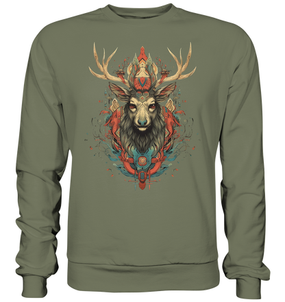 "Hirsch" Tiertotems - Premium Sweatshirt