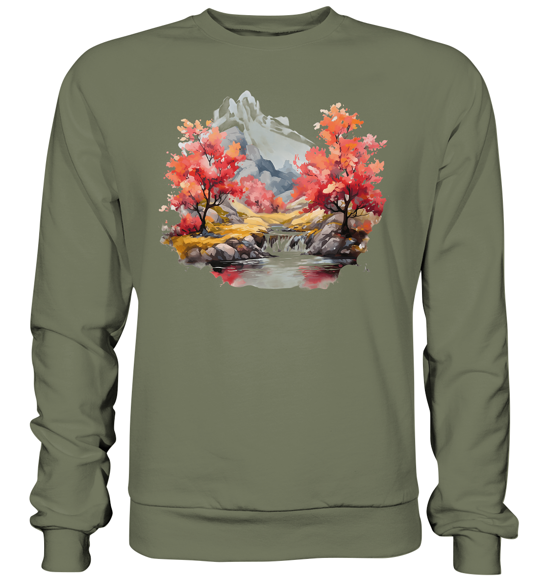 Fantasie Landschaft 10 - Premium Sweatshirt