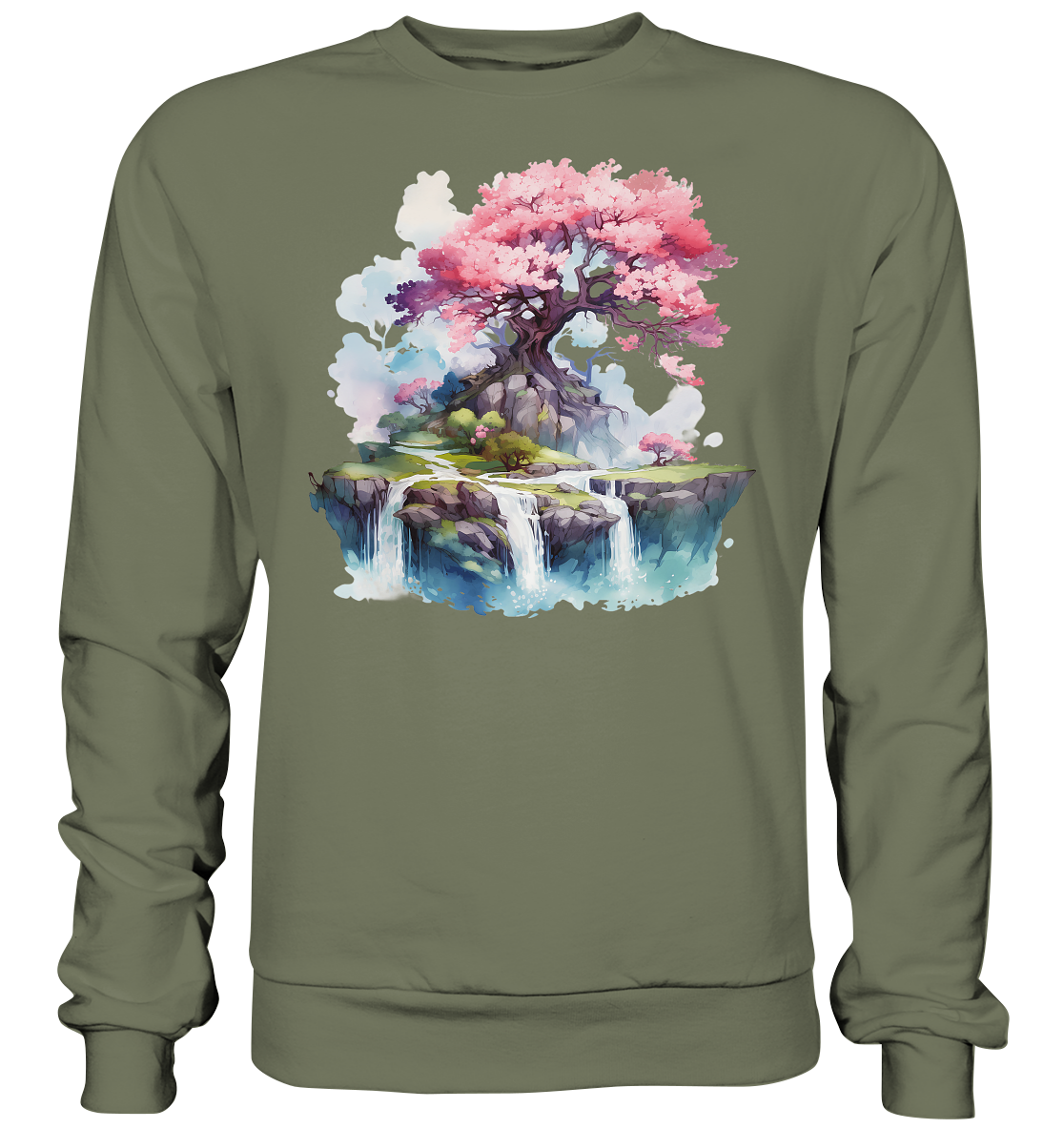 Fantasie Landschaft 12 - Premium Sweatshirt