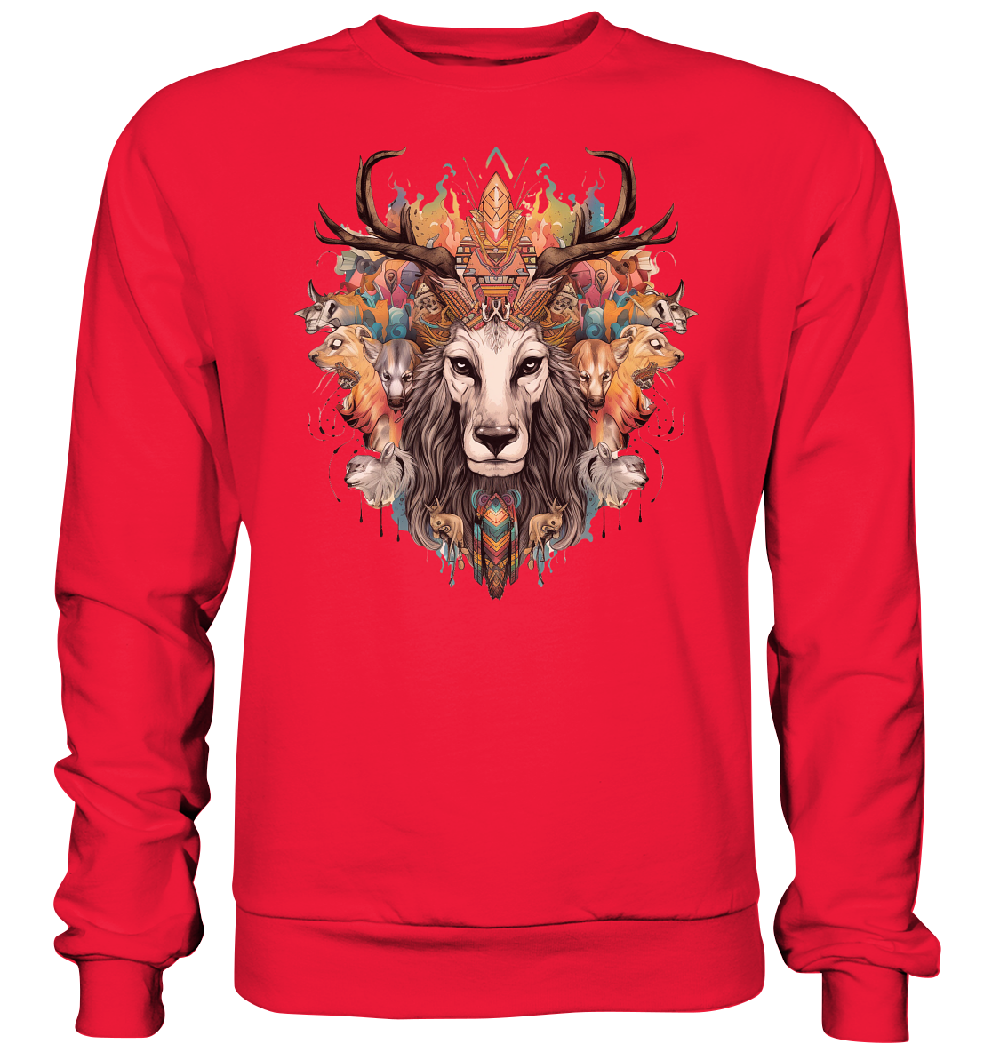 "Tier Kollektion" Tiertotems - Premium Sweatshirt