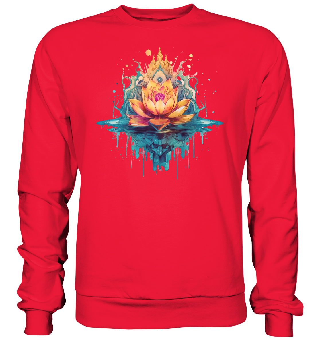 Lotus Blumen 3 - Premium Sweatshirt