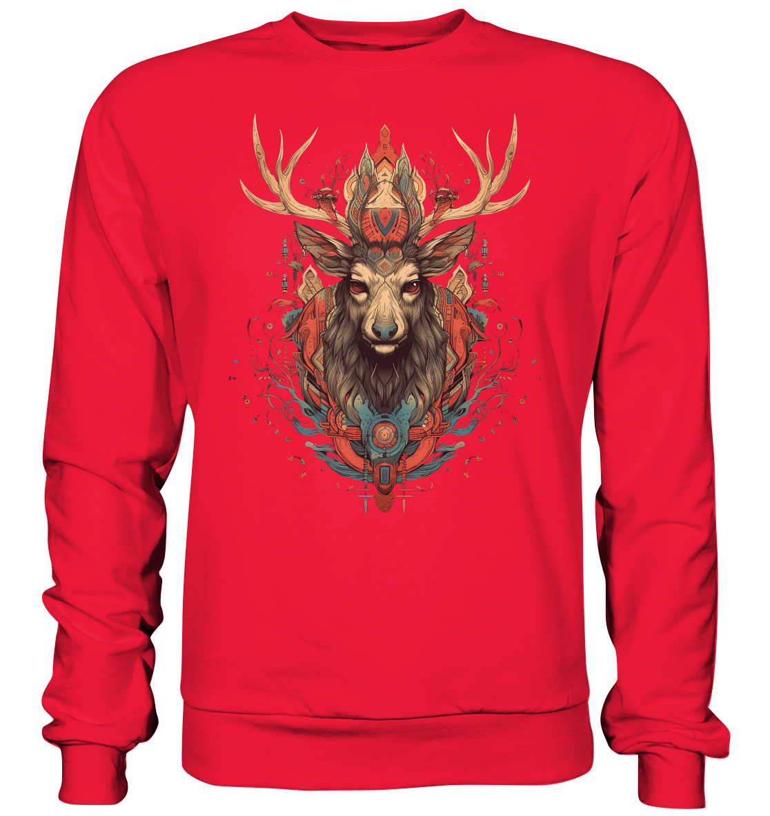 "Hirsch" Tiertotems - Premium Sweatshirt