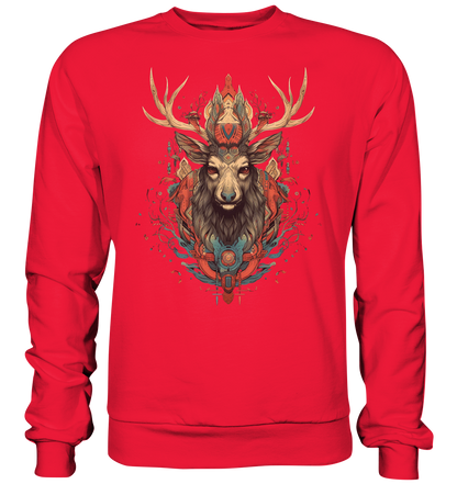 "Hirsch" Tiertotems - Premium Sweatshirt