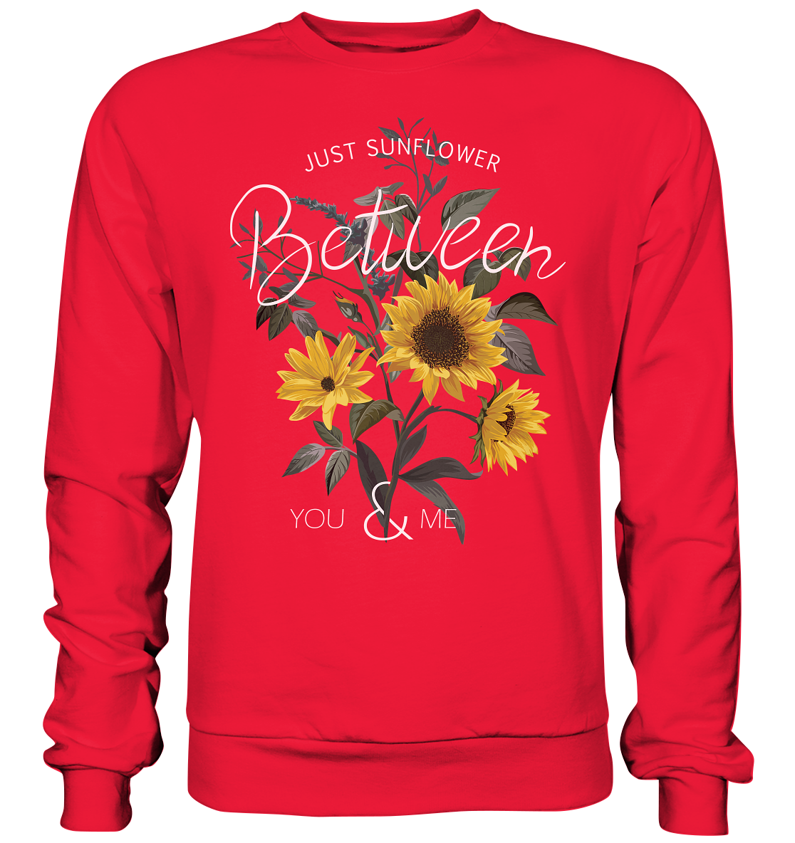 "Just Sunflower" Blumen Streetstyle - Premium Sweatshirt