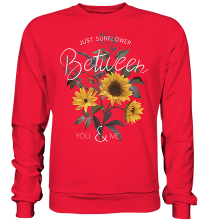 "Just Sunflower" Blumen Streetstyle - Premium Sweatshirt