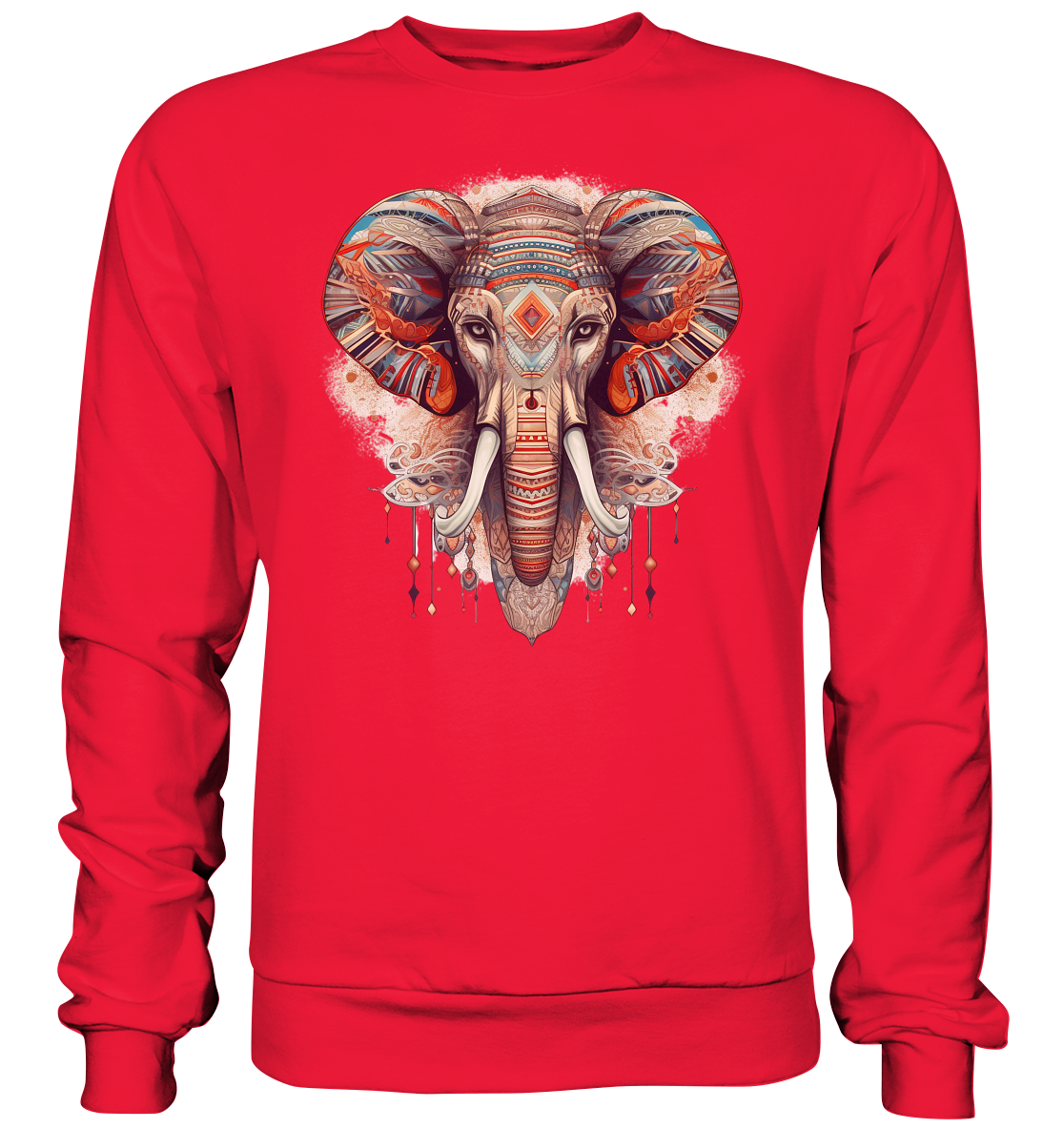 "Elefant-größen Ohr" Tiertotems - Premium Sweatshirt