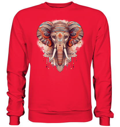 "Elefant-größen Ohr" Tiertotems - Premium Sweatshirt