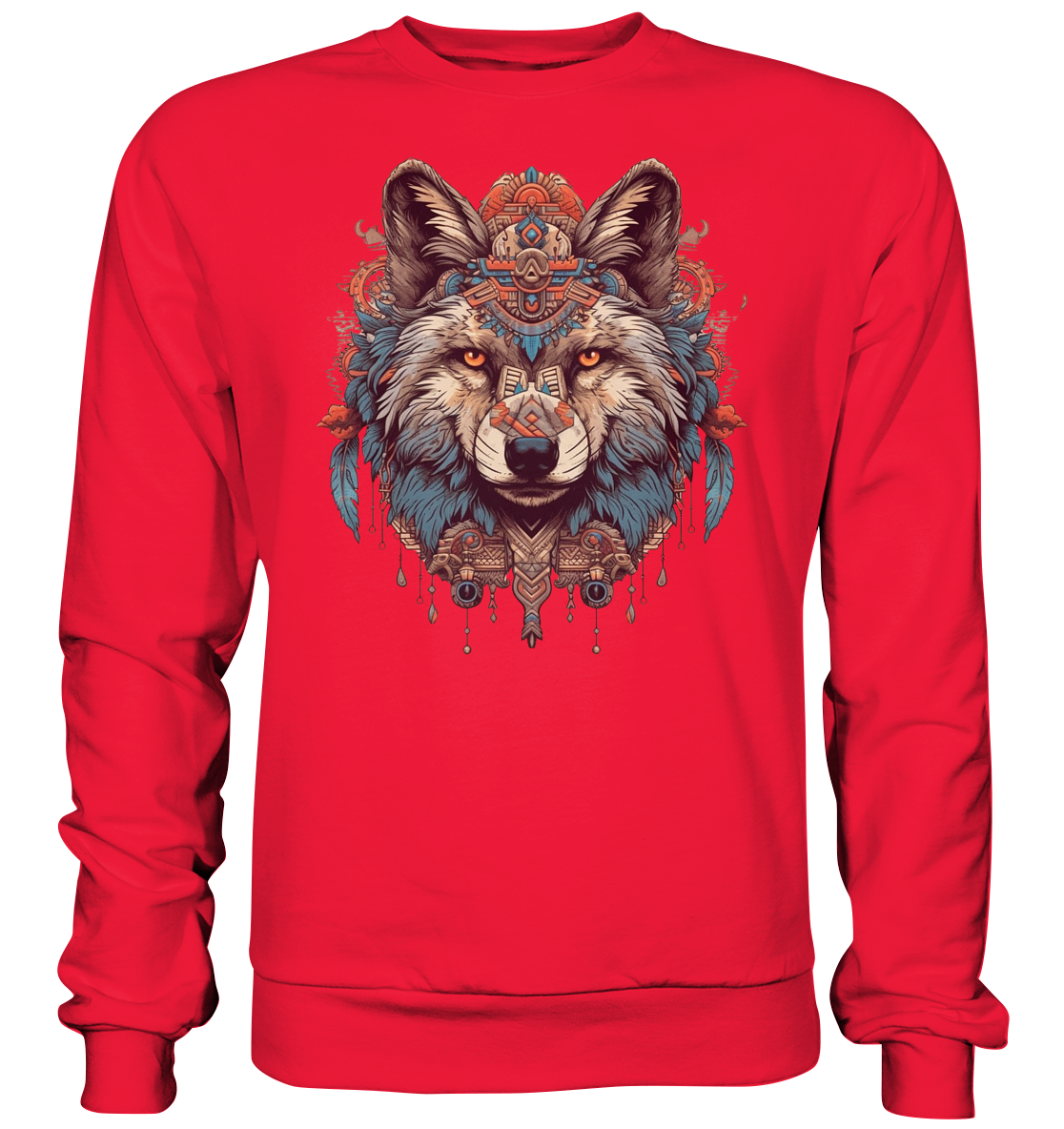 "Wolf" Tiertotems - Premium Sweatshirt