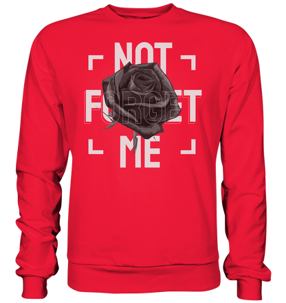 "Not forget me" Blumen Streetstyle - Premium Sweatshirt