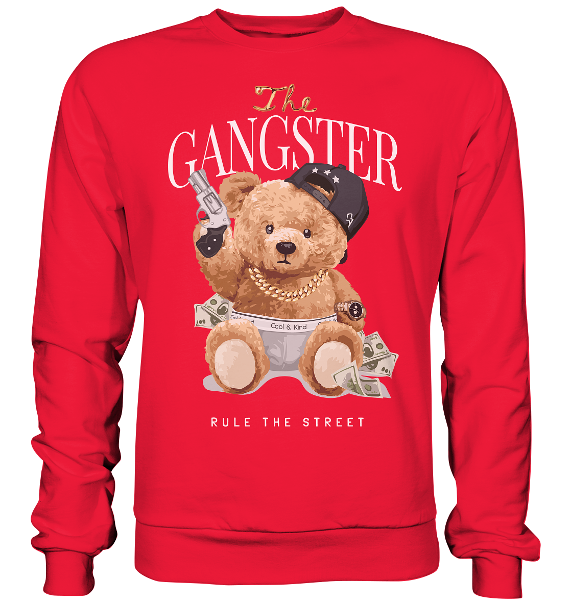 "The Gangster" Bär Streetstyle - Premium Sweatshirt