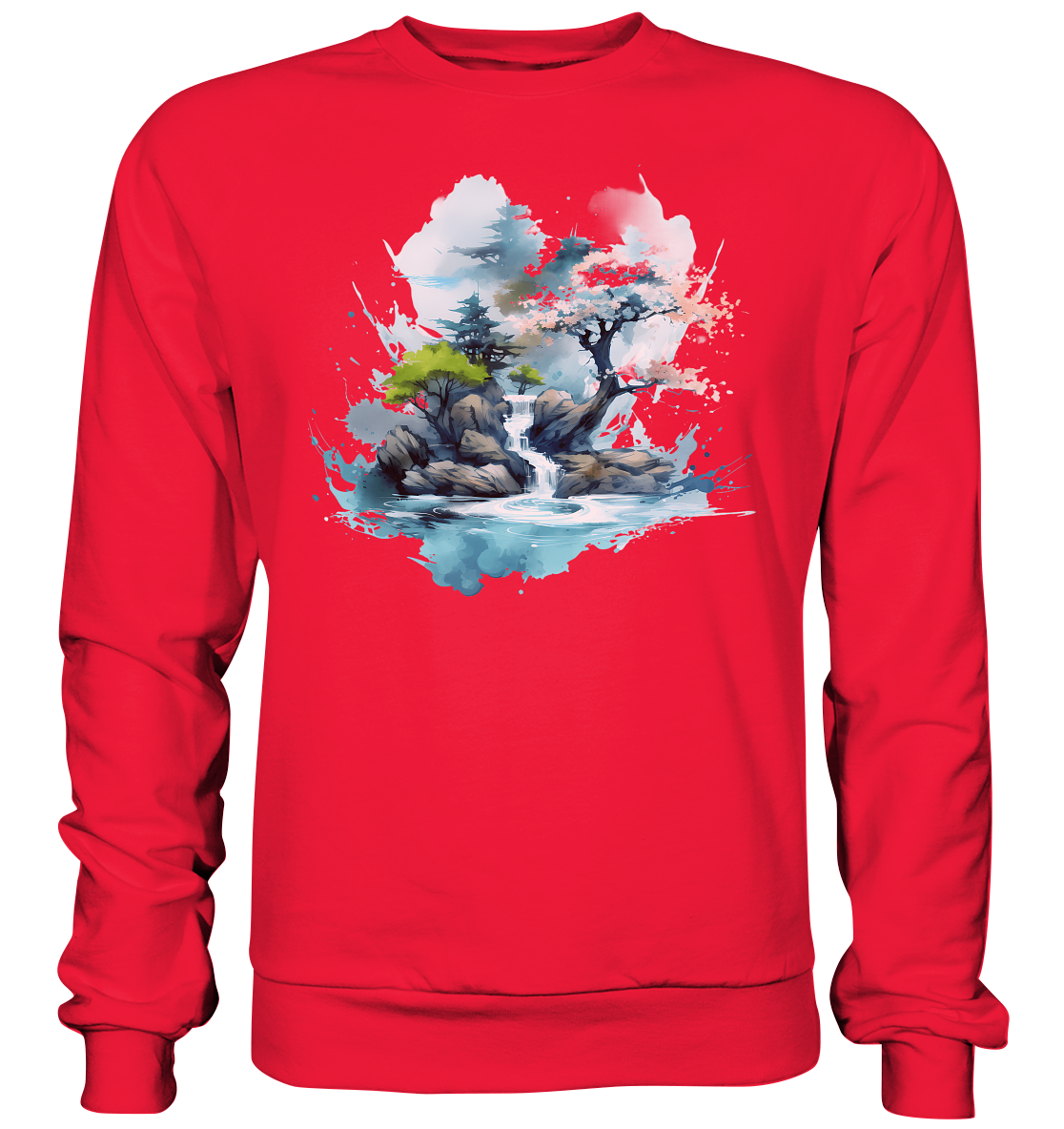 Fantasie Landschaft 3 - Premium Sweatshirt