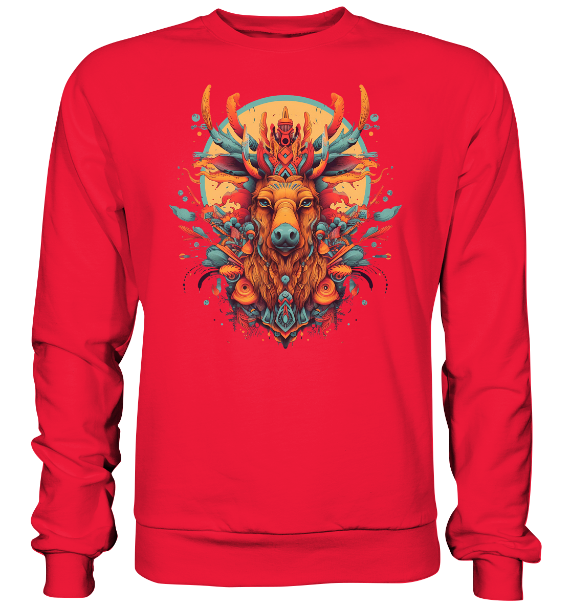 "Elch" Tiertotems - Premium Sweatshirt