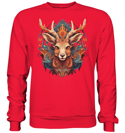 "Hirsch Bunt" Tiertotems - Premium Sweatshirt