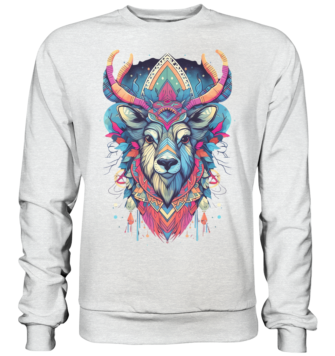 "Elch Bunt" Tiertotems - Premium Sweatshirt