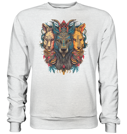 "3 Löwen" Tiertotems - Premium Sweatshirt