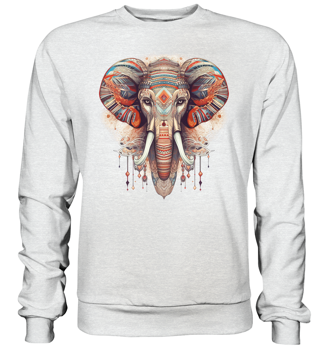 "Elefant-größen Ohr" Tiertotems - Premium Sweatshirt