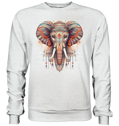 "Elefant-größen Ohr" Tiertotems - Premium Sweatshirt