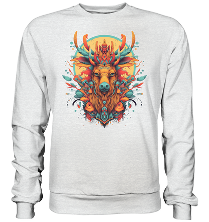 "Elch" Tiertotems - Premium Sweatshirt