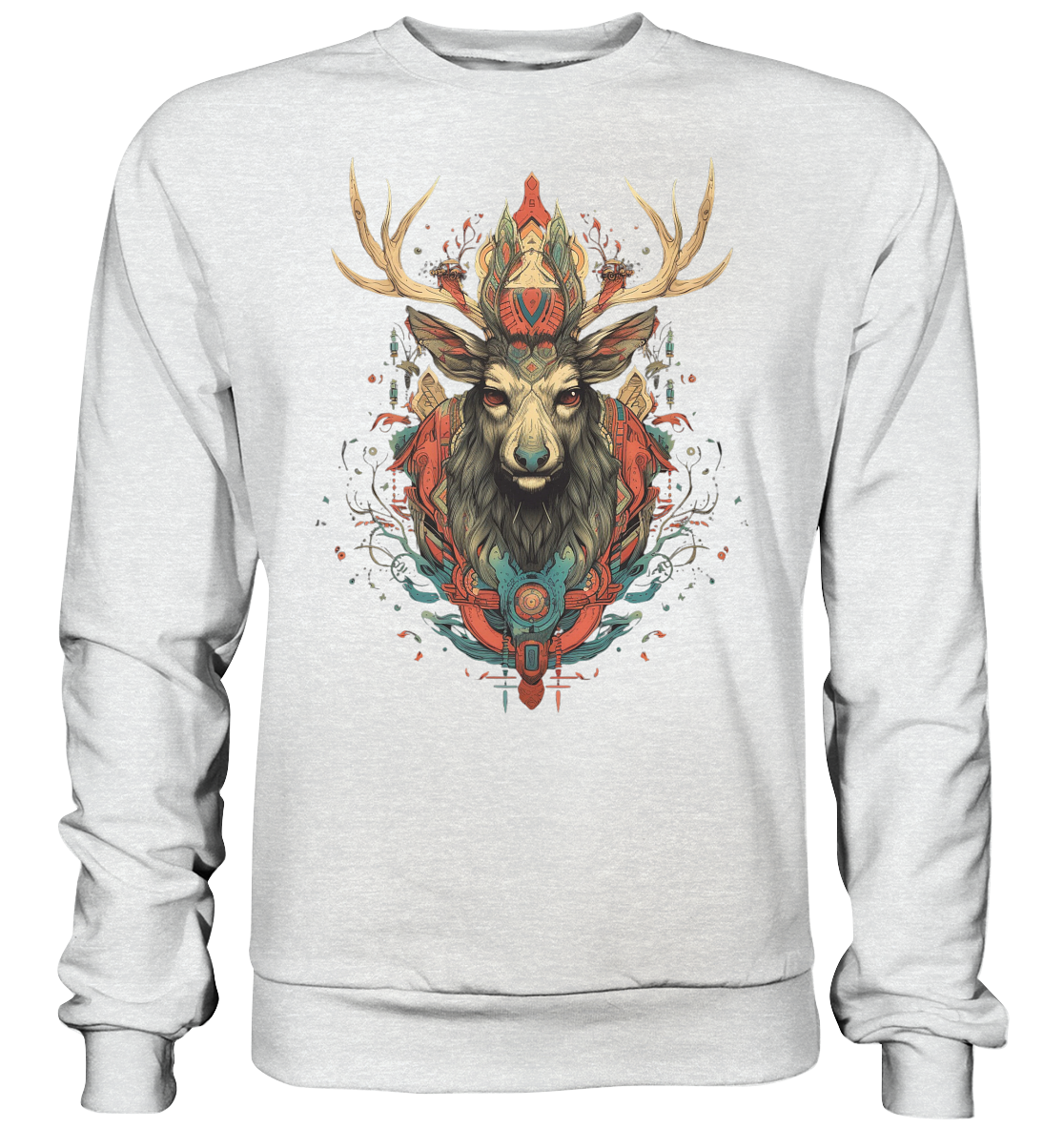 "Hirsch" Tiertotems - Premium Sweatshirt