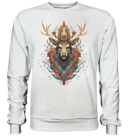 "Hirsch" Tiertotems - Premium Sweatshirt