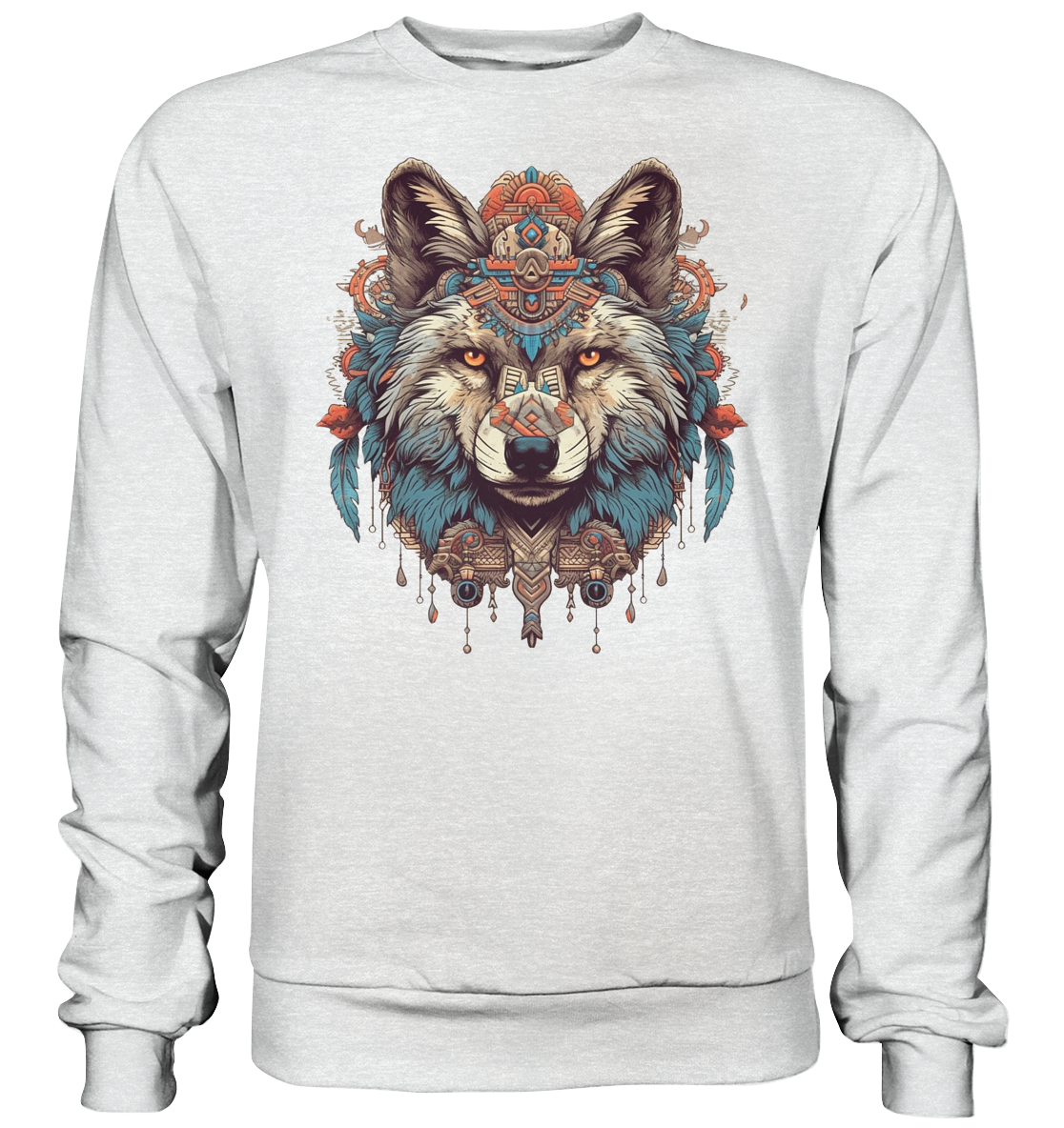 "Wolf" Tiertotems - Premium Sweatshirt