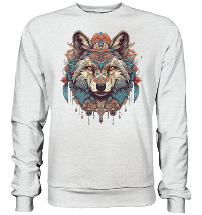 "Wolf" Tiertotems - Premium Sweatshirt