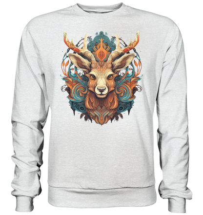 "Hirsch Bunt" Tiertotems - Premium Sweatshirt